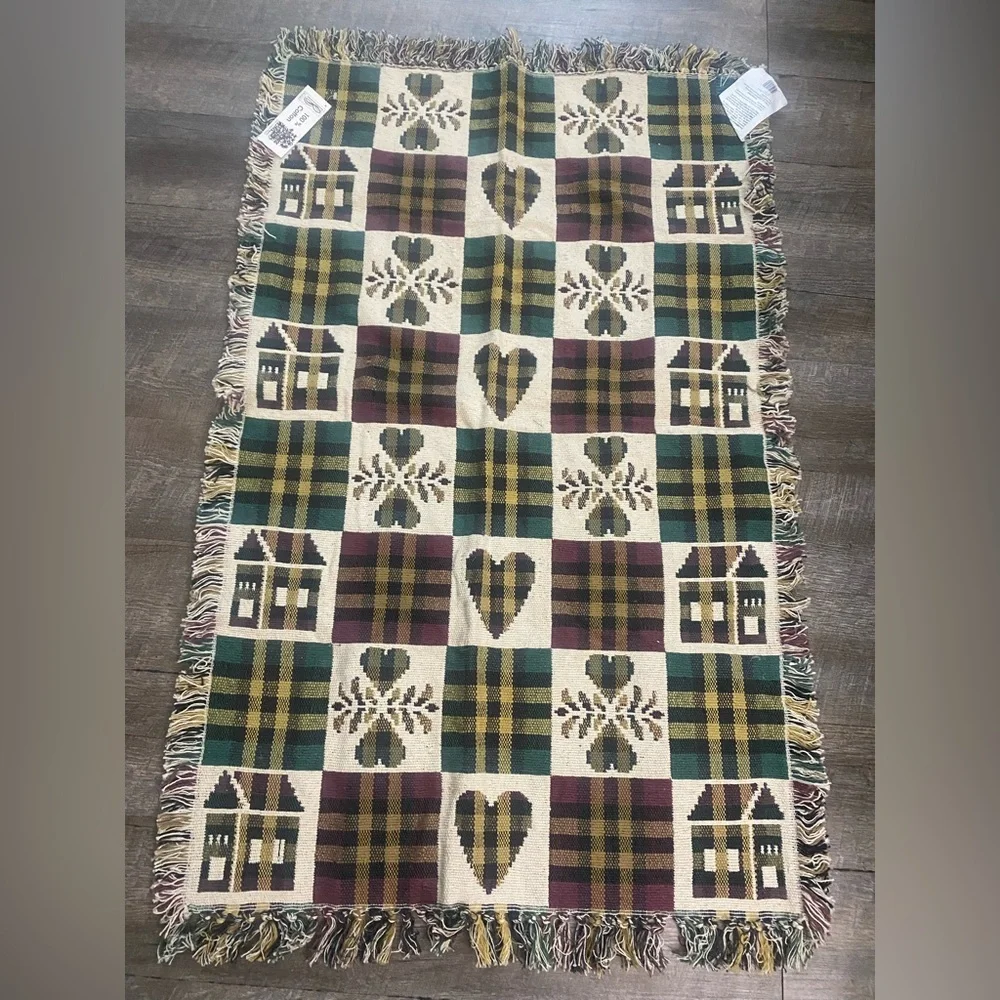 vintage 100% cotton throw rug Park B. Smith 30”X48”